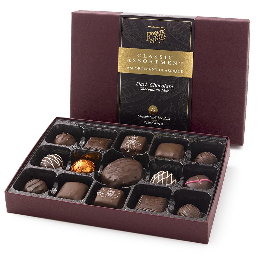 Rogers Classic Dark Chocolate Assortment (15pc)